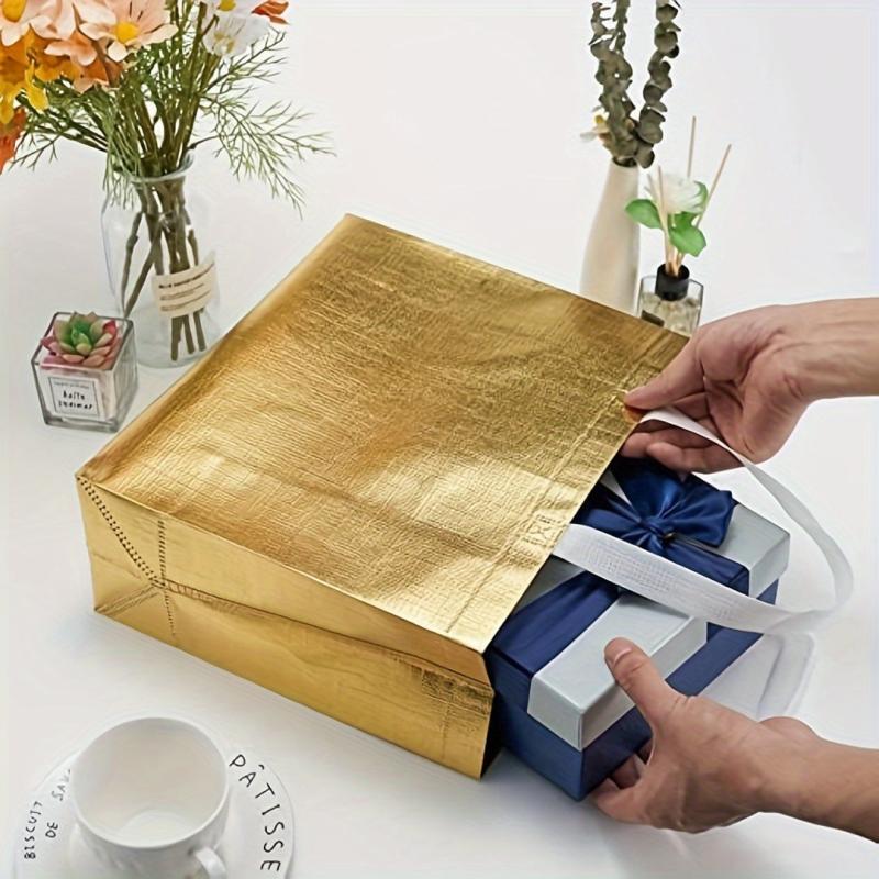 2pcs Reusable Gift Bags for Party Weddings, Light and Durable Shopping Bags