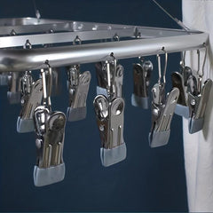 Aluminum Sunshade Clip Hanger Underwear Panty Socks Drying Hanger