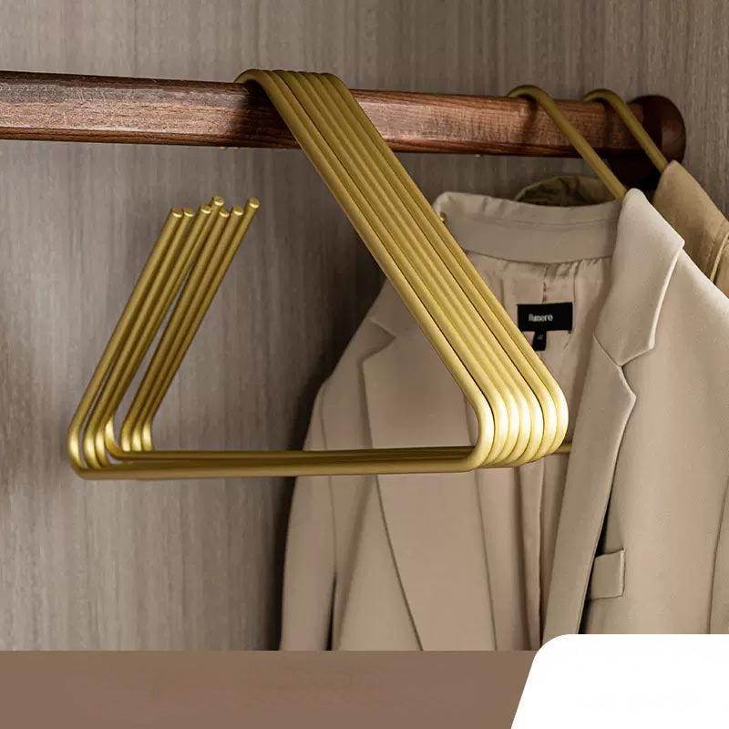 Aluminum Alloy Clothes Hanger Triangle Hanging Clothes Rack