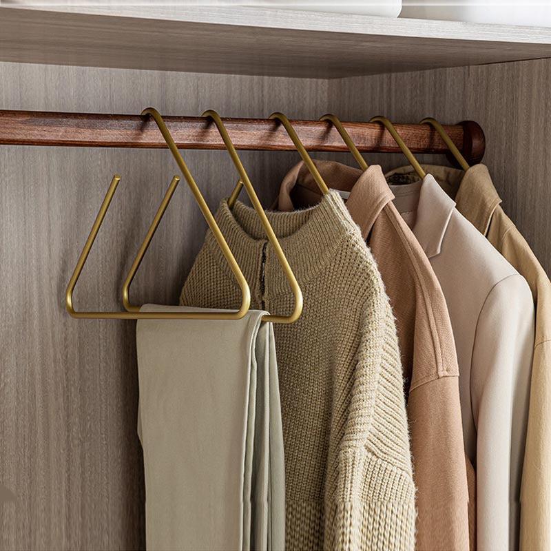 Aluminum Alloy Clothes Hanger Triangle Hanging Clothes Rack