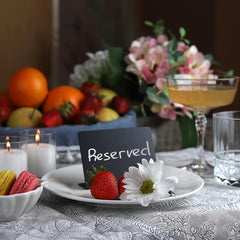 3pcs Mini Chalkboard Signs Food Labels Tabletop Signs for Party Buffet Decor