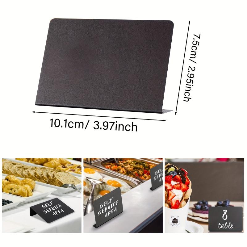 3pcs Mini Chalkboard Signs Food Labels Tabletop Signs for Party Buffet Decor