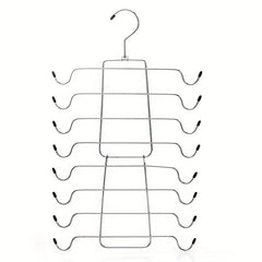 Iron Layer Underwear Hanger Folding Storage Tie Rack