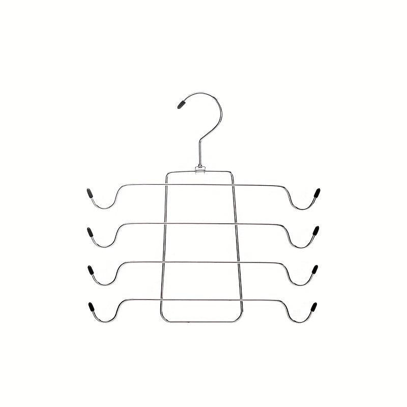 Iron Layer Underwear Hanger Folding Storage Tie Rack