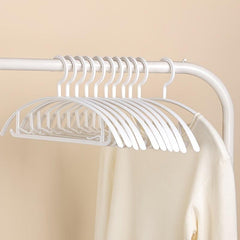 5pcs Semi-circular Moon Clothes Hanger Non-slip for Drying And Storage