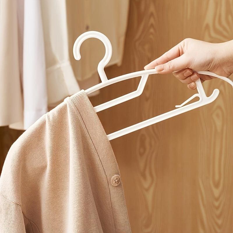 5pcs Semi-circular Moon Clothes Hanger Non-slip for Drying And Storage