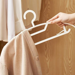 5pcs Semi-circular Moon Clothes Hanger Non-slip for Drying And Storage