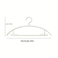 5pcs Semi-circular Moon Clothes Hanger Non-slip for Drying And Storage