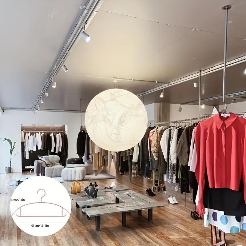 5pcs Semi-circular Moon Clothes Hanger Non-slip for Drying And Storage