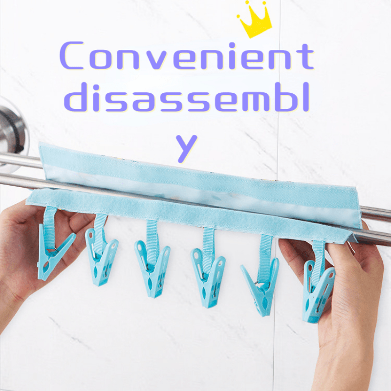 Portable Hat Rack Organizer for Travel, Self Adhesive Fabric Clothes Hanger