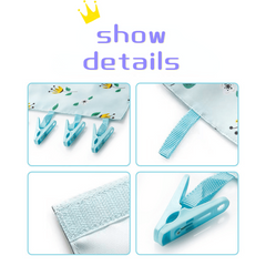 Portable Hat Rack Organizer for Travel, Self Adhesive Fabric Clothes Hanger