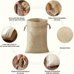 25pcs Drawstring Bag Gift Bag For Wedding Party Craft Art Project Jewelry Bag