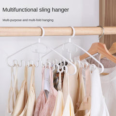 Wave Shape Clothes Rack Underwear Storage Hanger - Set of 10