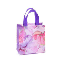 4pcs Reusable Marble Tote Bags for Grocery and Parties