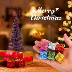 36pcs Mini Christmas Ornaments Xmas Tree Decor Gift Boxes Pendant