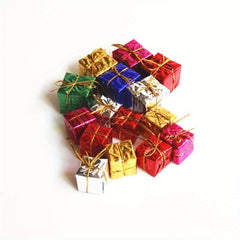 36pcs Mini Christmas Ornaments Xmas Tree Decor Gift Boxes Pendant