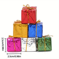 36pcs Mini Christmas Ornaments Xmas Tree Decor Gift Boxes Pendant