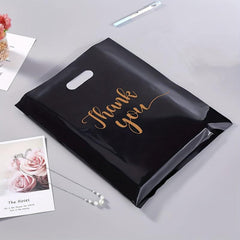 100pcs Thank You Merchandise Bag Retail Shopping Bag Gift Party