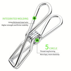 Foldable Stainless Steel Clothes Rack for Home Balcony and Clothing Stores