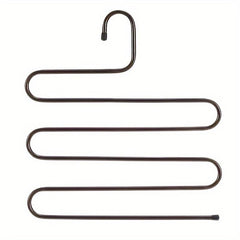 2pcs S Shaped Non Slip Trouser Hangers