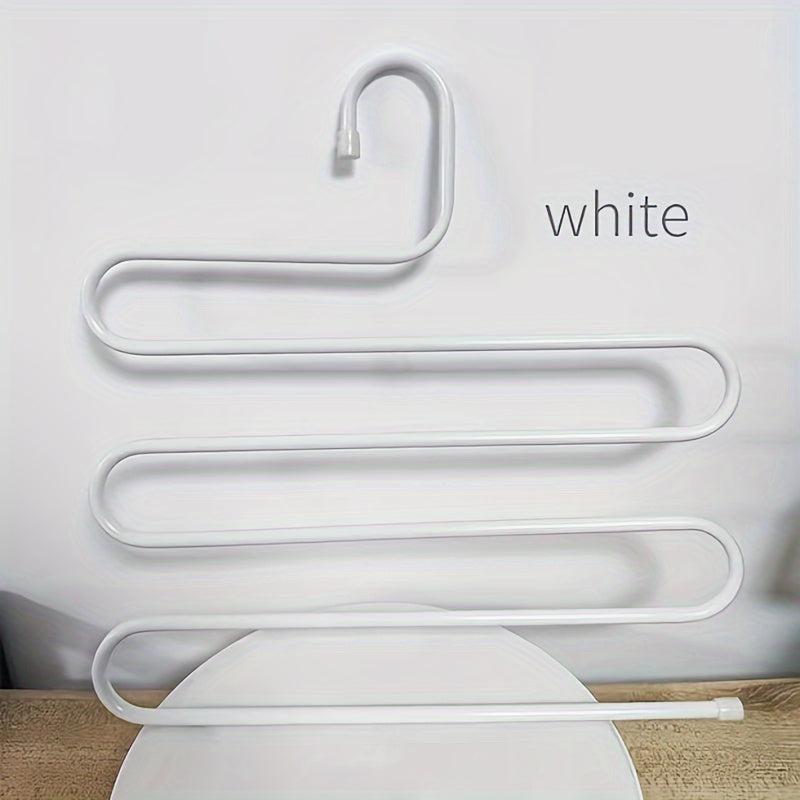 2pcs S Shaped Non Slip Trouser Hangers