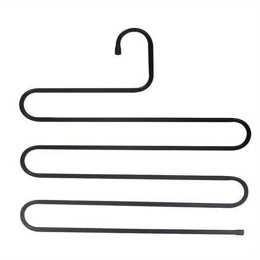 2pcs S Shaped Non Slip Trouser Hangers
