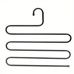 2pcs S Shaped Non Slip Trouser Hangers