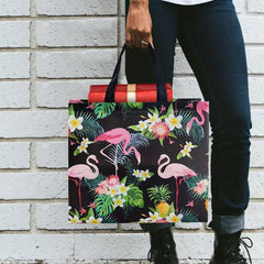 6pcs Christmas Gift Bags With Handles Reusable Tote Bag Nonwoven Gift Bags