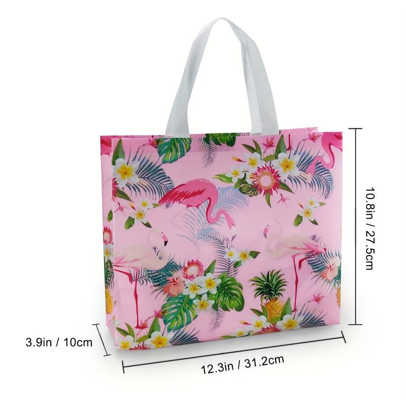 6pcs Christmas Gift Bags With Handles Reusable Tote Bag Nonwoven Gift Bags