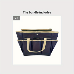 Canvas Garden Tool Bag Heavy Duty Large Organizer Gardening Storage Bag