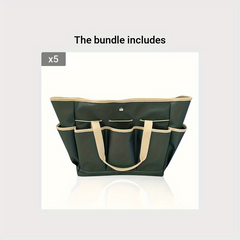 Canvas Garden Tool Bag Heavy Duty Large Organizer Gardening Storage Bag