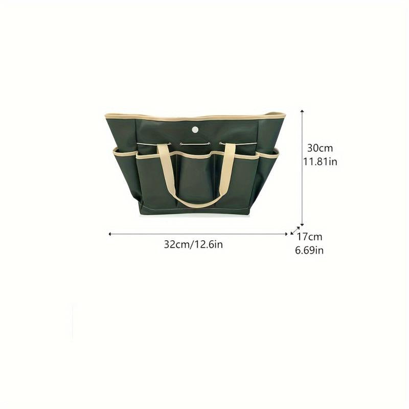 Canvas Garden Tool Bag Heavy Duty Large Organizer Gardening Storage Bag