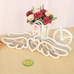 10pcs Love Heart And Wings Hangers Closet Storage Organizer