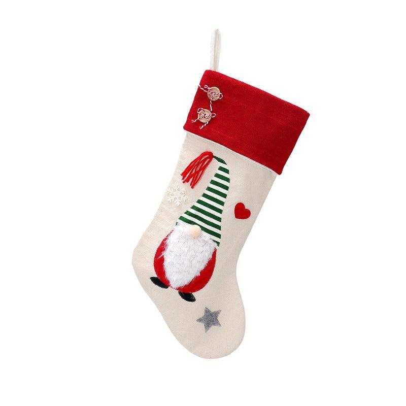 Christmas Decoration Faceless Doll Santa Claus Children's Gift Bag
