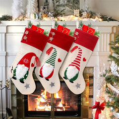 Christmas Decoration Faceless Doll Santa Claus Children's Gift Bag