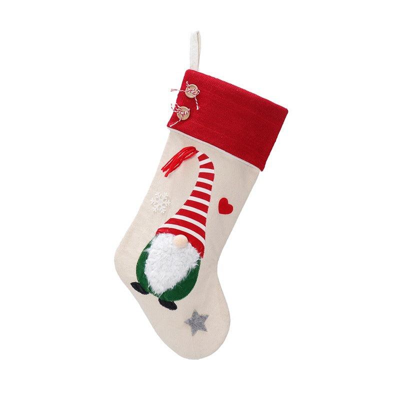 Christmas Decoration Faceless Doll Santa Claus Children's Gift Bag
