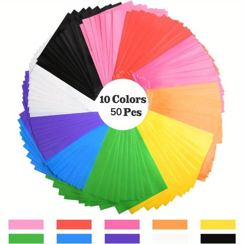 50pcs Goodie Bags Party Favor Thank You Plastic Gift Bags For Kids Birthday