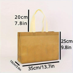 10pcs Non-woven Handbag Gift Bag for Retail Stores