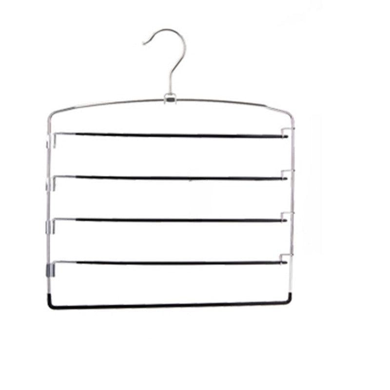5 Tier Non-Slip Metal Pants Hanger for Ties