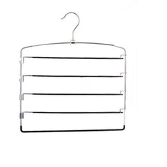 5 Tier Non-Slip Metal Pants Hanger for Ties