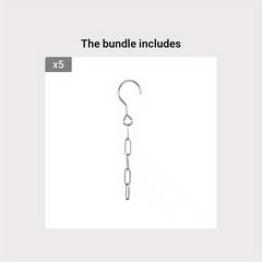 Stainless Steel Receiving Chain Hanging Ring Hook Laundry Chain