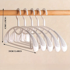 10pcs Non-slip Suit Hanger Anti-shoulder Angle Clothes Storage