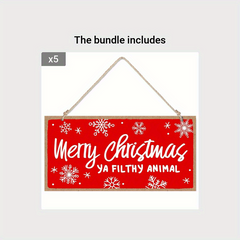 Christmas Wall Kitchen Decorations Funny Holiday Sign Supplies Crafts