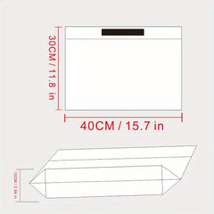 50pcs Thick Christmas Gift Bag for Western Restaurant Catering Bakery