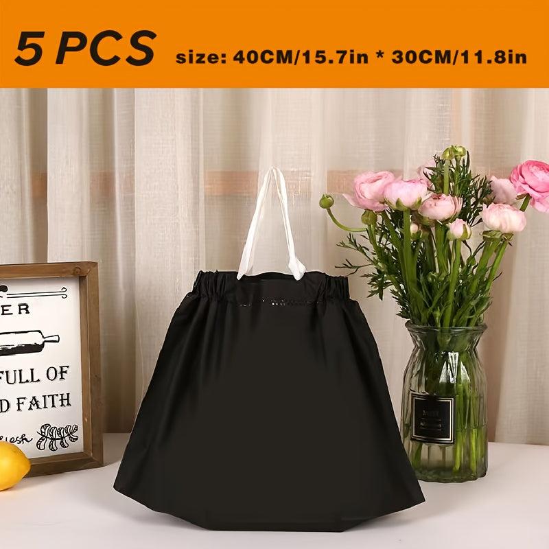 50pcs Thick Christmas Gift Bag for Western Restaurant Catering Bakery