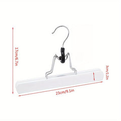 10pcs Wooden Pants Hangers for Clothing Stores