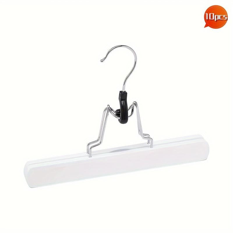 10pcs Wooden Pants Hangers for Clothing Stores