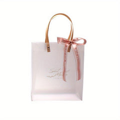 Transparent Handbag Bridesmaid Gift Bag Ins Style Plastic Birthday Bag