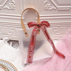 Transparent Handbag Bridesmaid Gift Bag Ins Style Plastic Birthday Bag