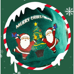 Christmas Reindeer Candy Gift Bag Drawstring Santa Sack